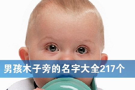 男孩木子旁的名字大全217个