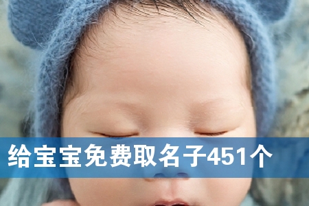 给宝宝免费取名子451个