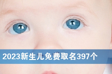 2023新生儿免费取名397个