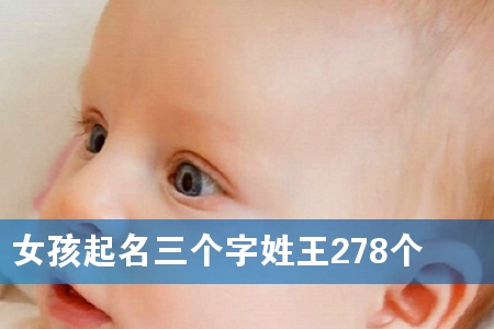 女孩起名三个字姓王278个