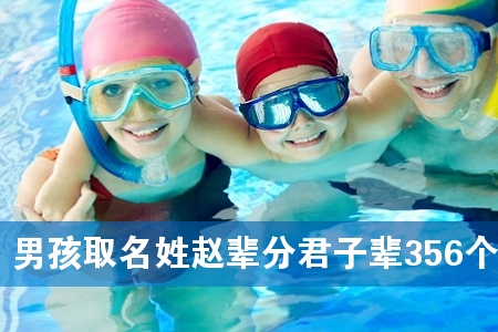 男孩取名姓赵辈分君子辈356个