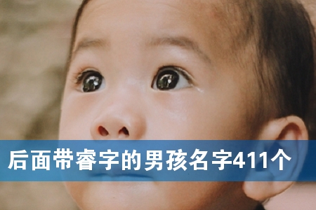 后面带睿字的男孩名字411个