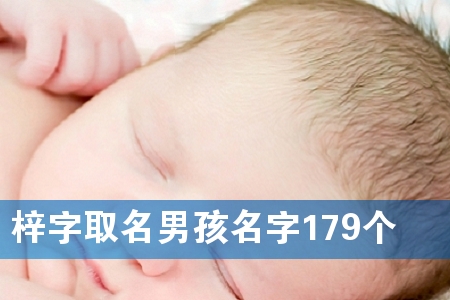 梓字取名男孩名字179个