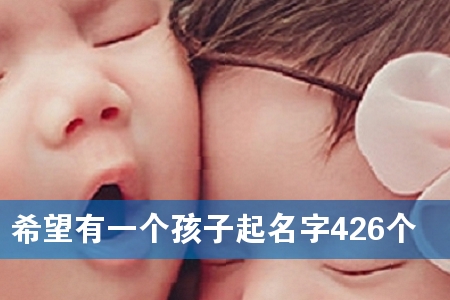 Ï£ÍûÓÐÒ»¸öº¢×ÓÆðÃû×Ö426¸ö