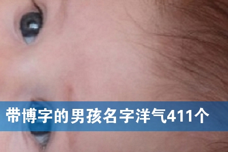 带博字的男孩名字洋气411个