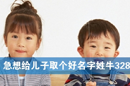 急想给儿子取个好名字姓牛328个