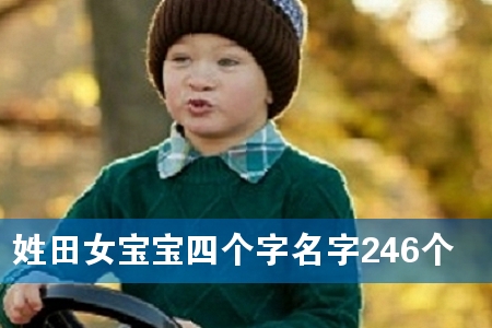 姓田女宝宝四个字名字246个