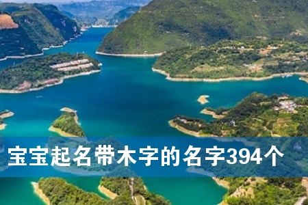 宝宝起名带木字的名字394个