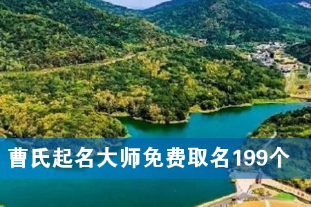 曹氏起名大师免费取名199个