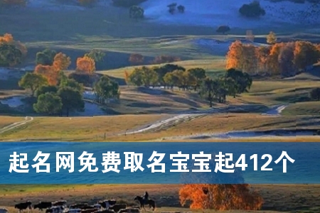 起名网免费取名宝宝起412个