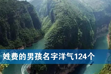 姓费的男孩名字洋气124个