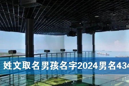 姓文取名男孩名字2024男名434个