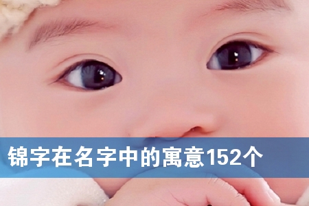 锦字在名字中的寓意152个