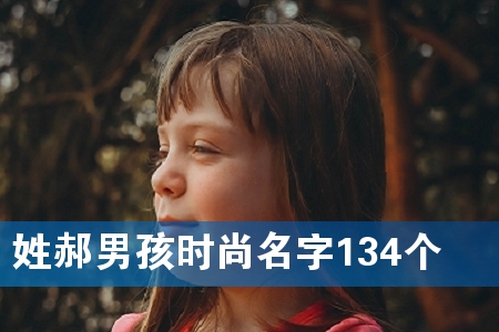姓郝男孩时尚名字134个