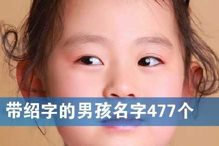 带绍字的男孩名字477个
