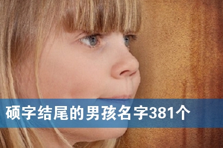 硕字结尾的男孩名字381个