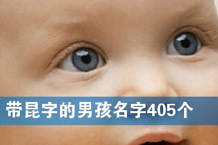 带昆字的男孩名字405个