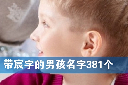 带宸字的男孩名字381个