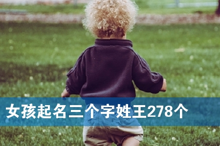 女孩起名三个字姓王278个