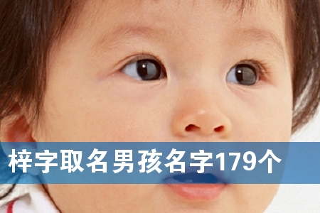 梓字取名男孩名字179个