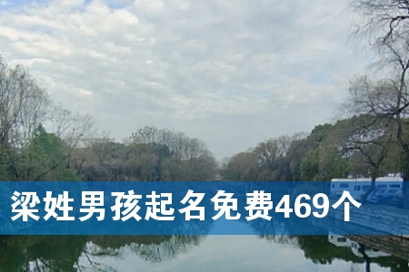 梁姓男孩起名免费469个