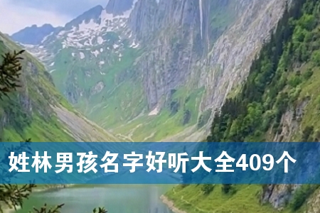 姓林男孩名字好听大全409个