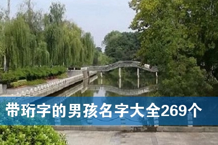 带珩字的男孩名字大全269个