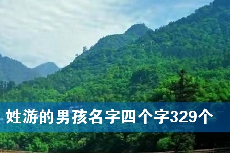 姓游的男孩名字四个字329个