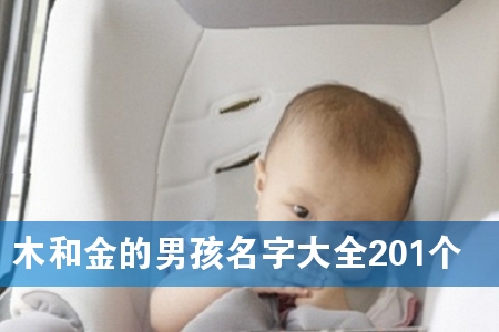 木和金的男孩名字大全201个