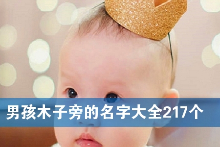男孩木子旁的名字大全217个
