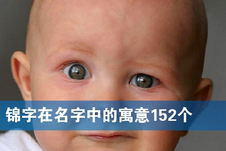 锦字在名字中的寓意152个