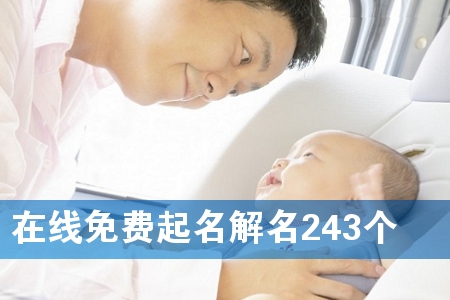 在线免费起名解名243个