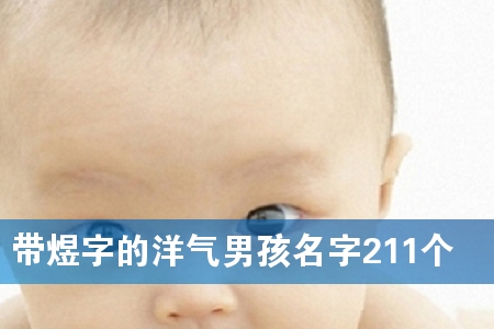 带煜字的洋气男孩名字211个