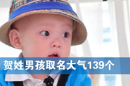 贺姓男孩取名大气139个