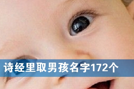 诗经里取男孩名字172个
