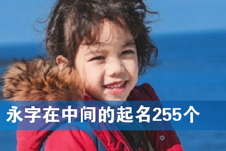 永字在中间的起名255个