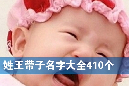 姓王带子名字大全410个