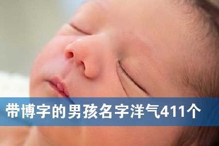 带博字的男孩名字洋气411个