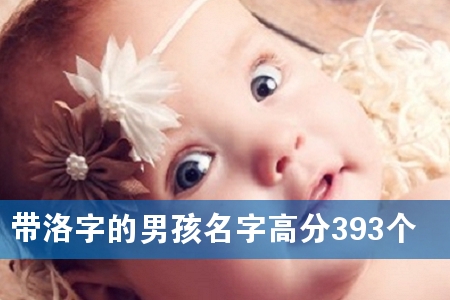 带洛字的男孩名字高分393个