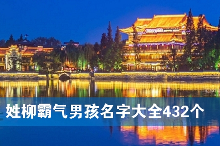 姓柳霸气男孩名字大全432个