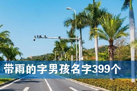 带雨的字男孩名字399个