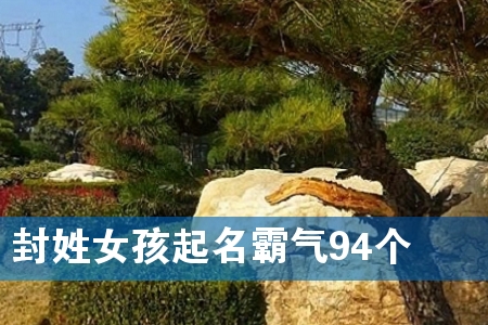 封姓女孩起名霸气94个