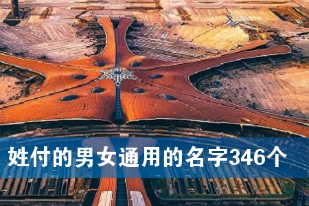 姓付的男女通用的名字346个