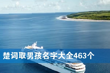 楚词取男孩名字大全463个