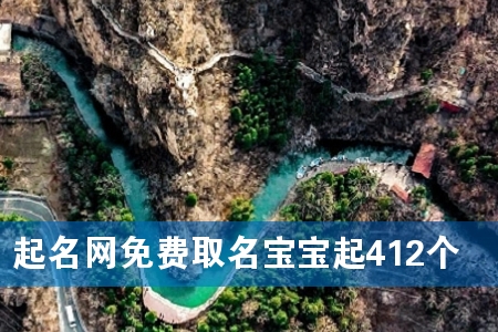 起名网免费取名宝宝起412个