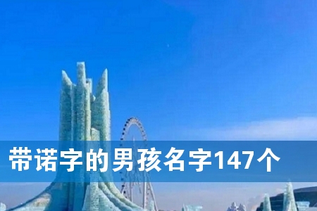 带诺字的男孩名字147个