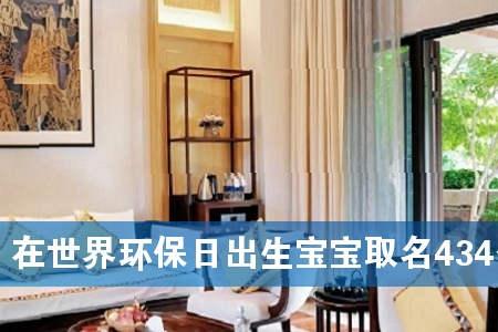 在世界环保日出生宝宝取名434个